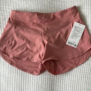 LULULEMON Speed Up MR Short 4” lined NWT